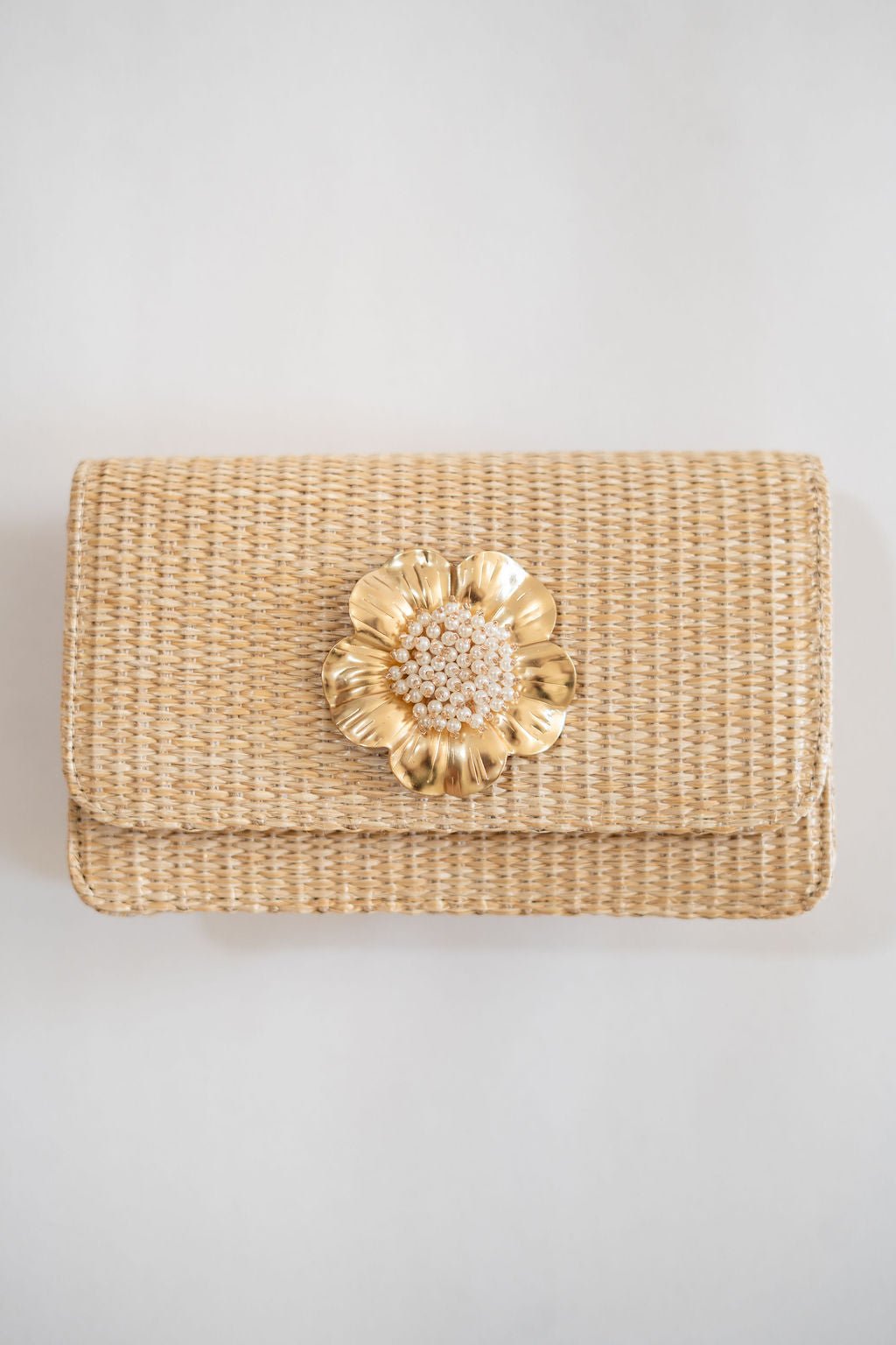 Ruby Straw Clutch - Bexa Boutique