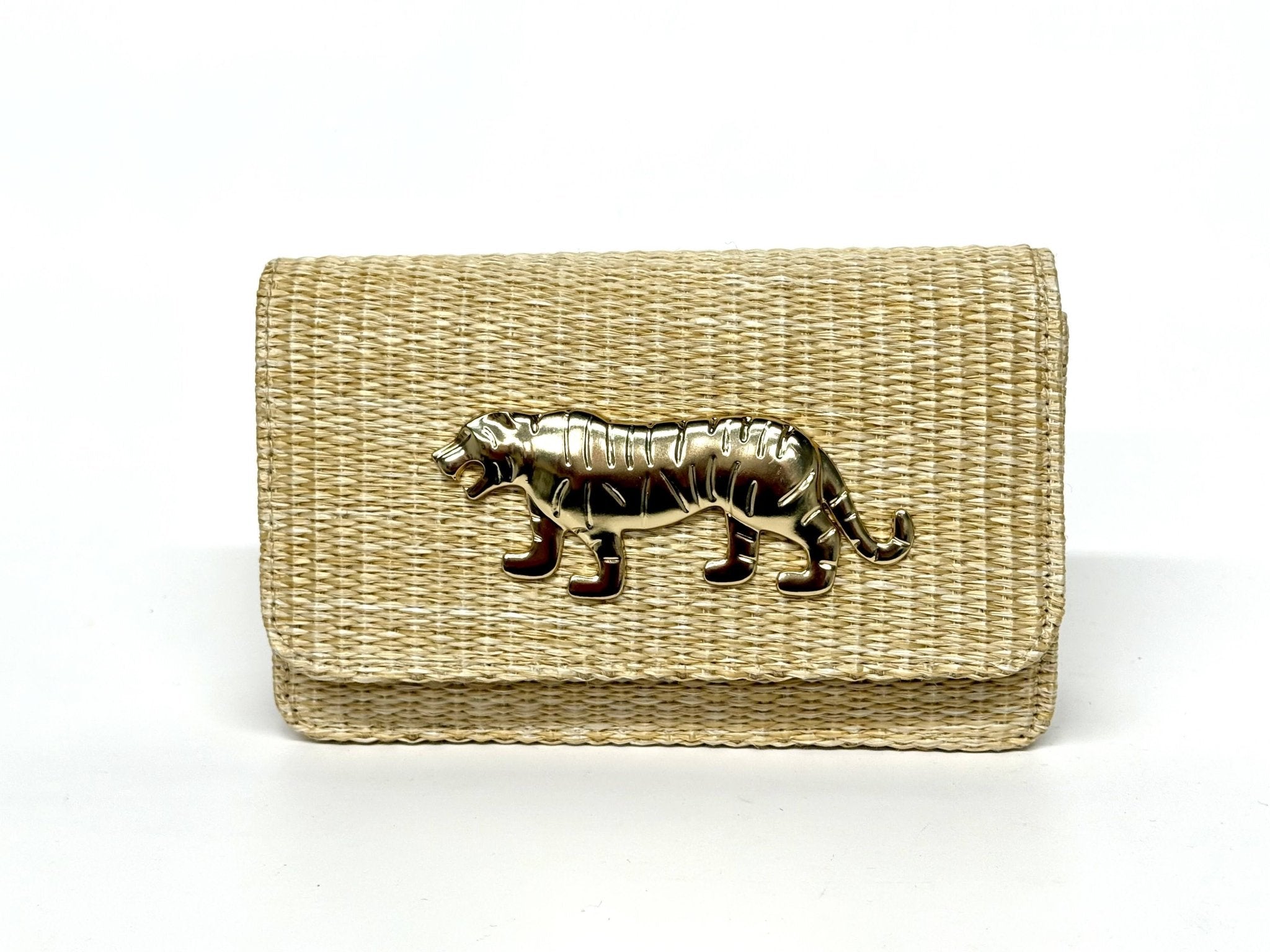 Ruby Straw Clutch