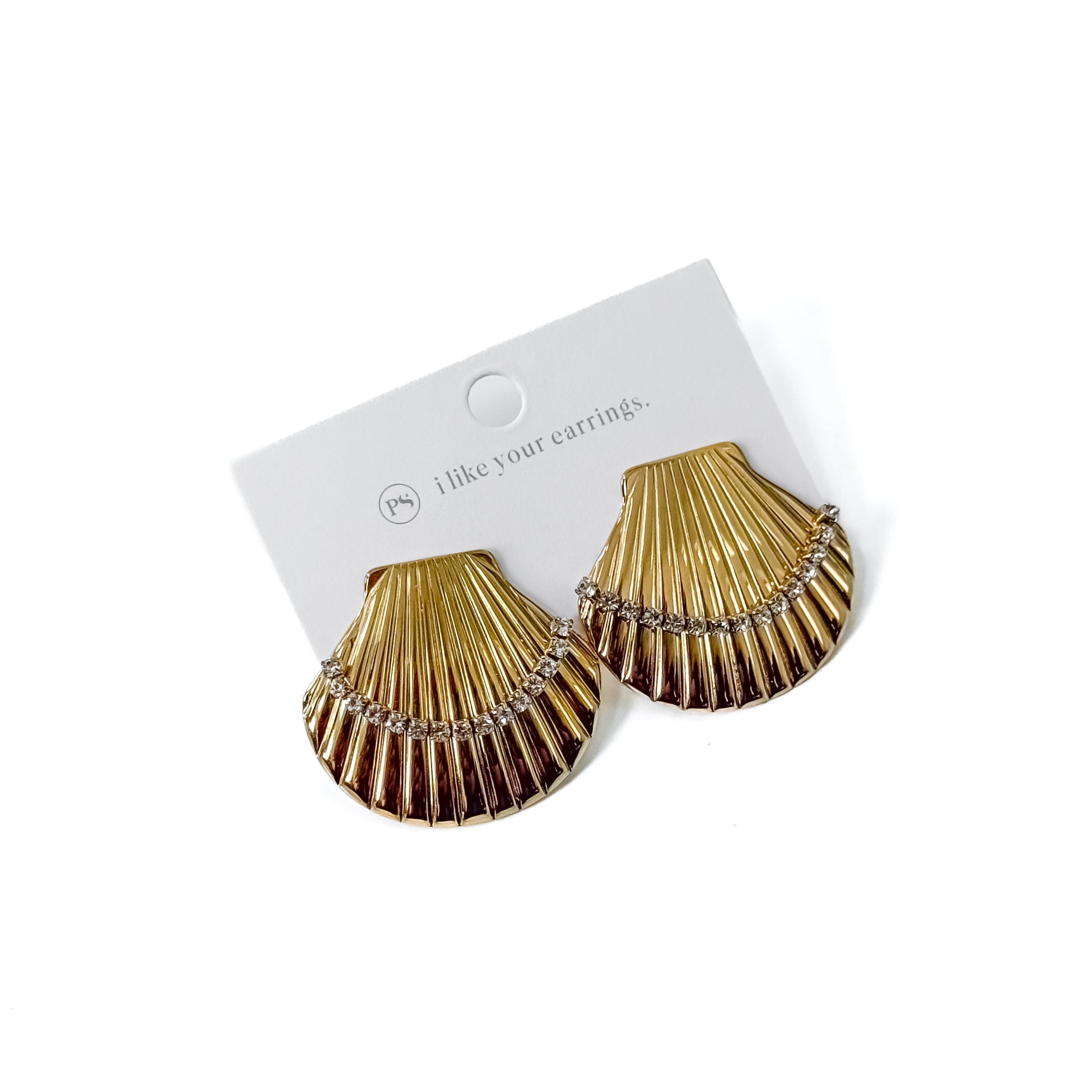 Sandy Shell Earrings - WATERPROOF - Bexa Boutique
