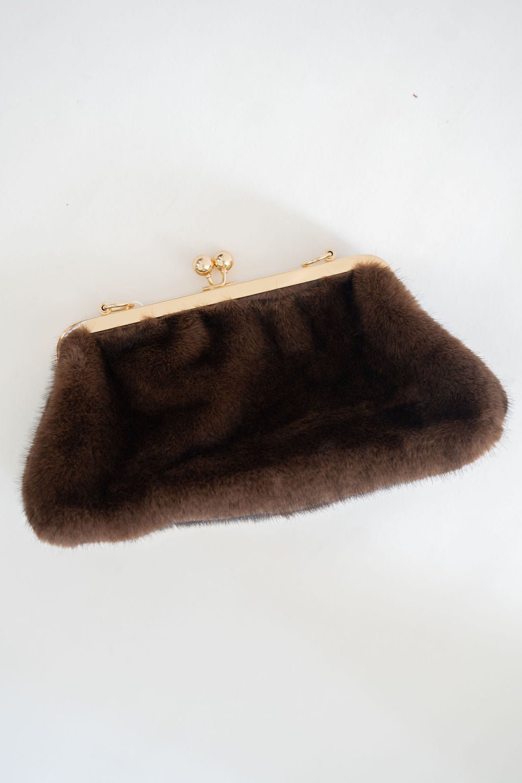 Sarah Faux Fur Clutch