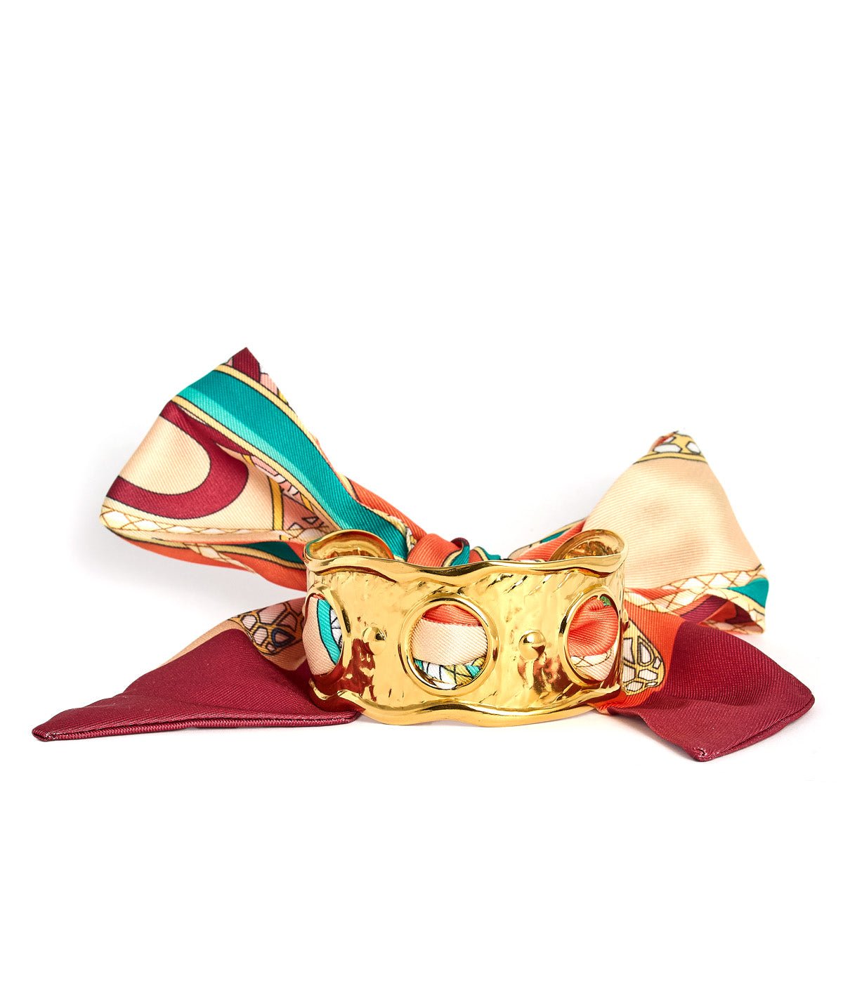 Scalloped Scarf Cuff - Wren
