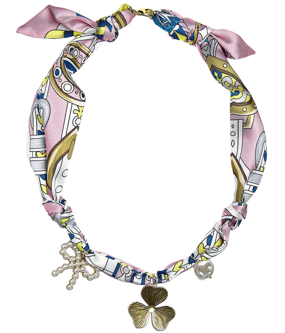 Scarf Charm Necklaces - Spring Collection