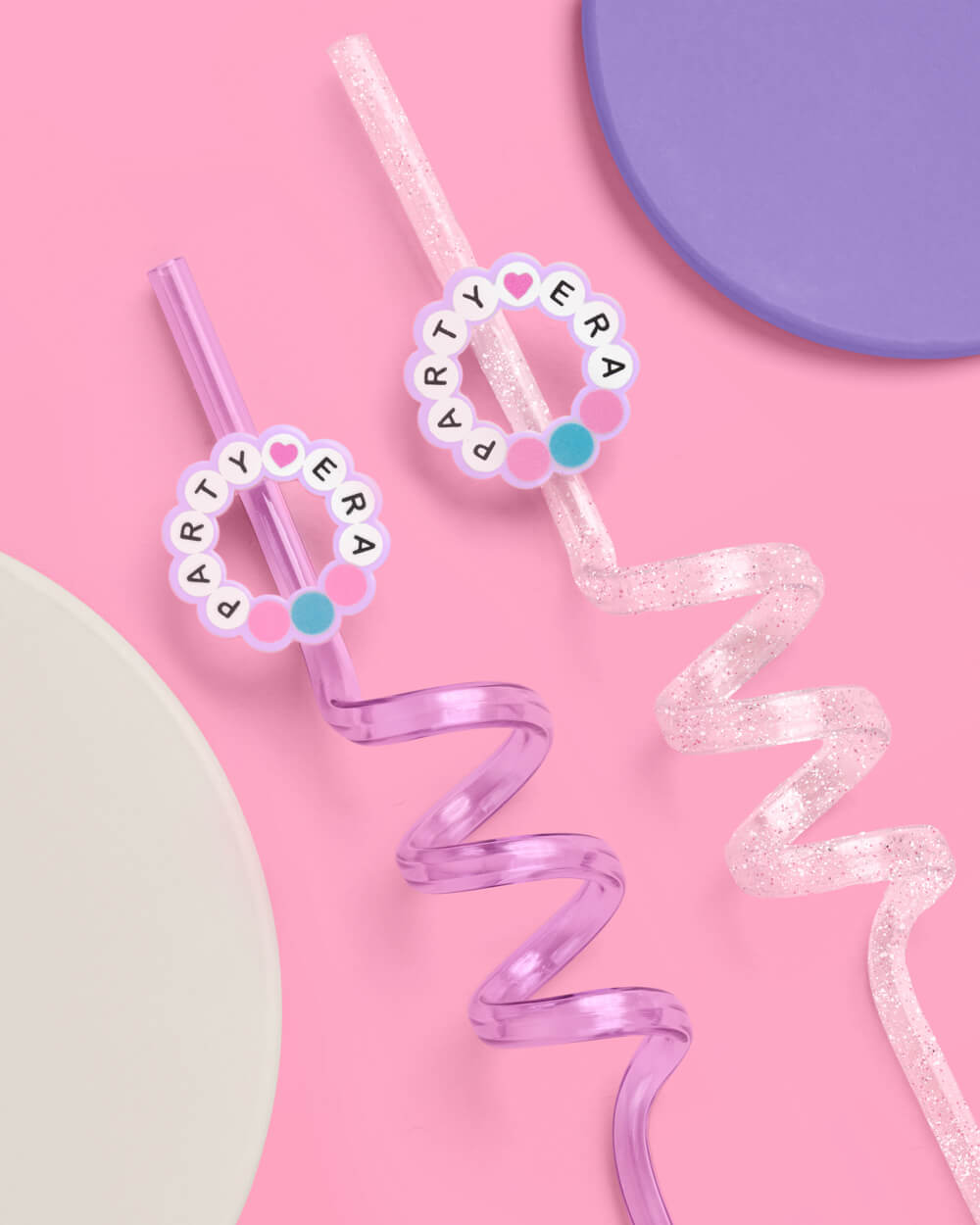 Party Era Straws - 8 reusable straws