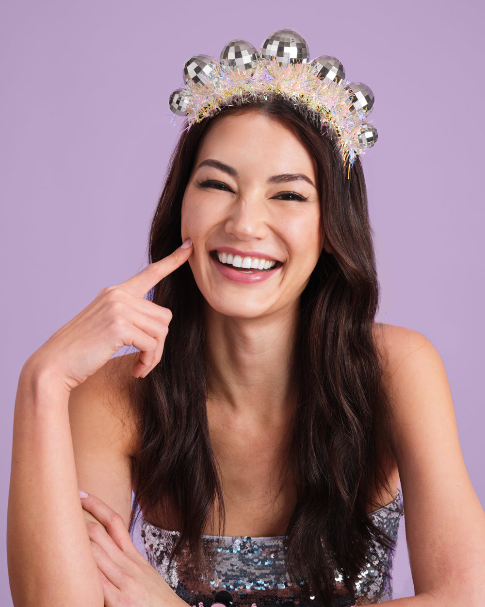 Disco Ball Headband - festive headband