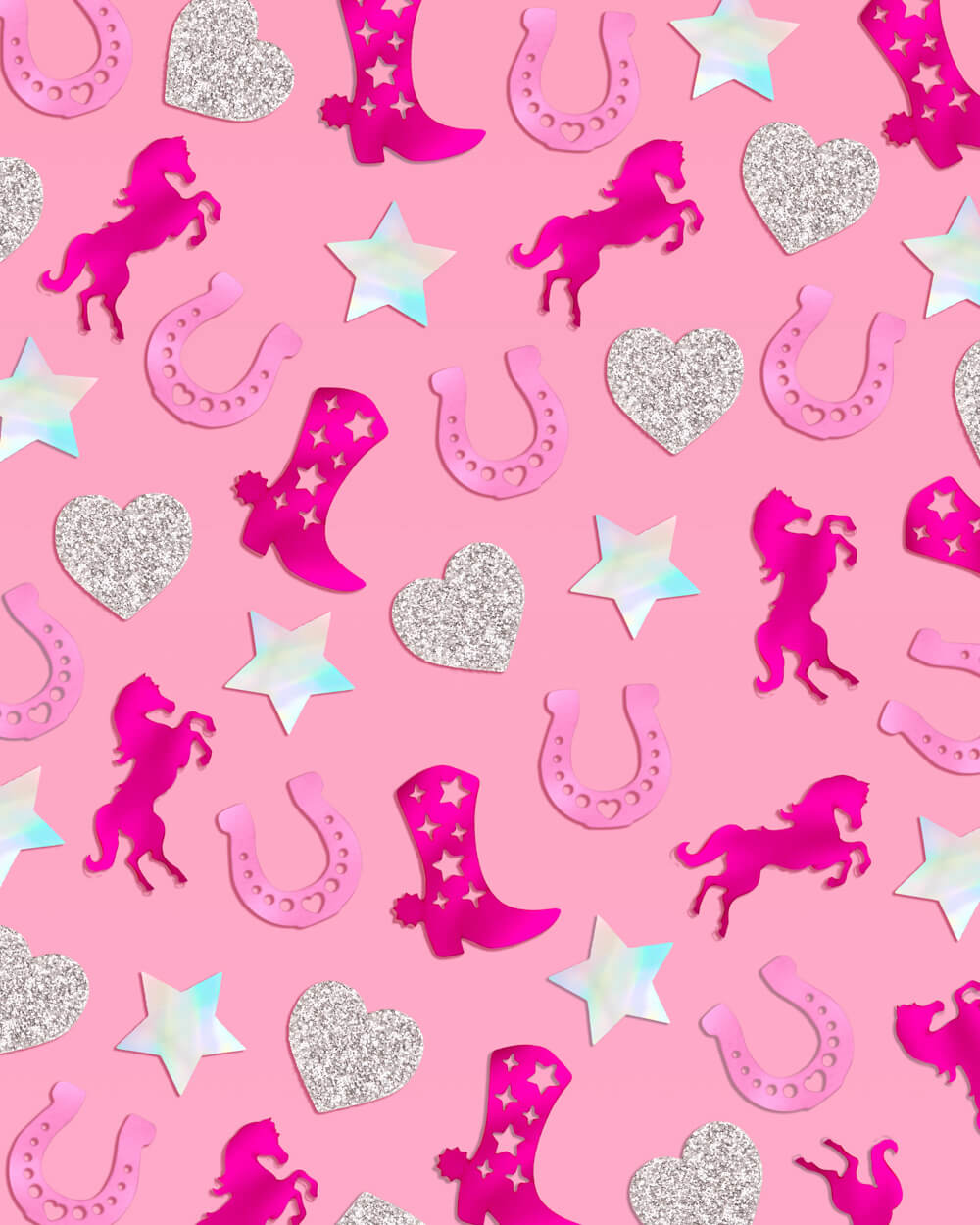 Pink Pony Club Confetti - 200 pc foil confetti - Bexa Boutique