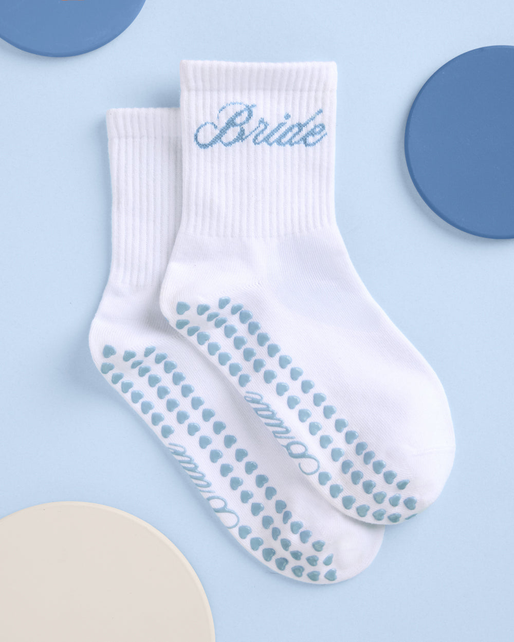 Bride Pilates Sock - grippy crew sock - Bexa Boutique