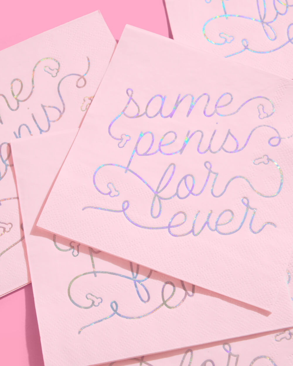 Same Penis 4ever Napkin - 25 printed napkins