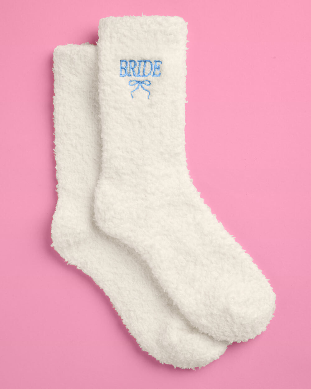 Bride Cloud Socks - fuzzy ivory socks
