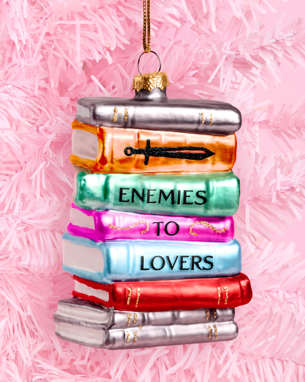 Enemies to Lovers Ornament - glass ornament