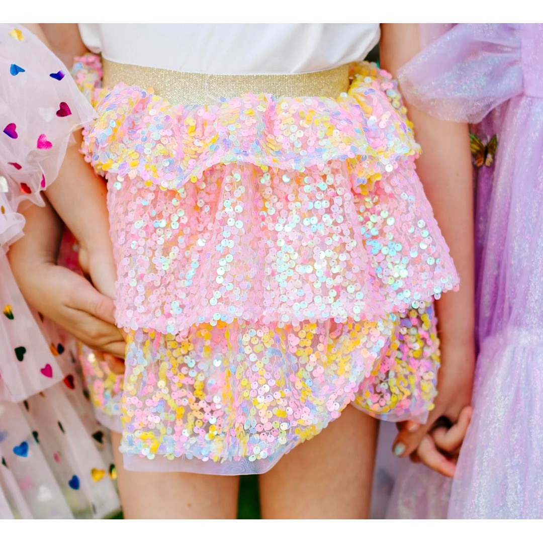 Pastel Sequins Skirt