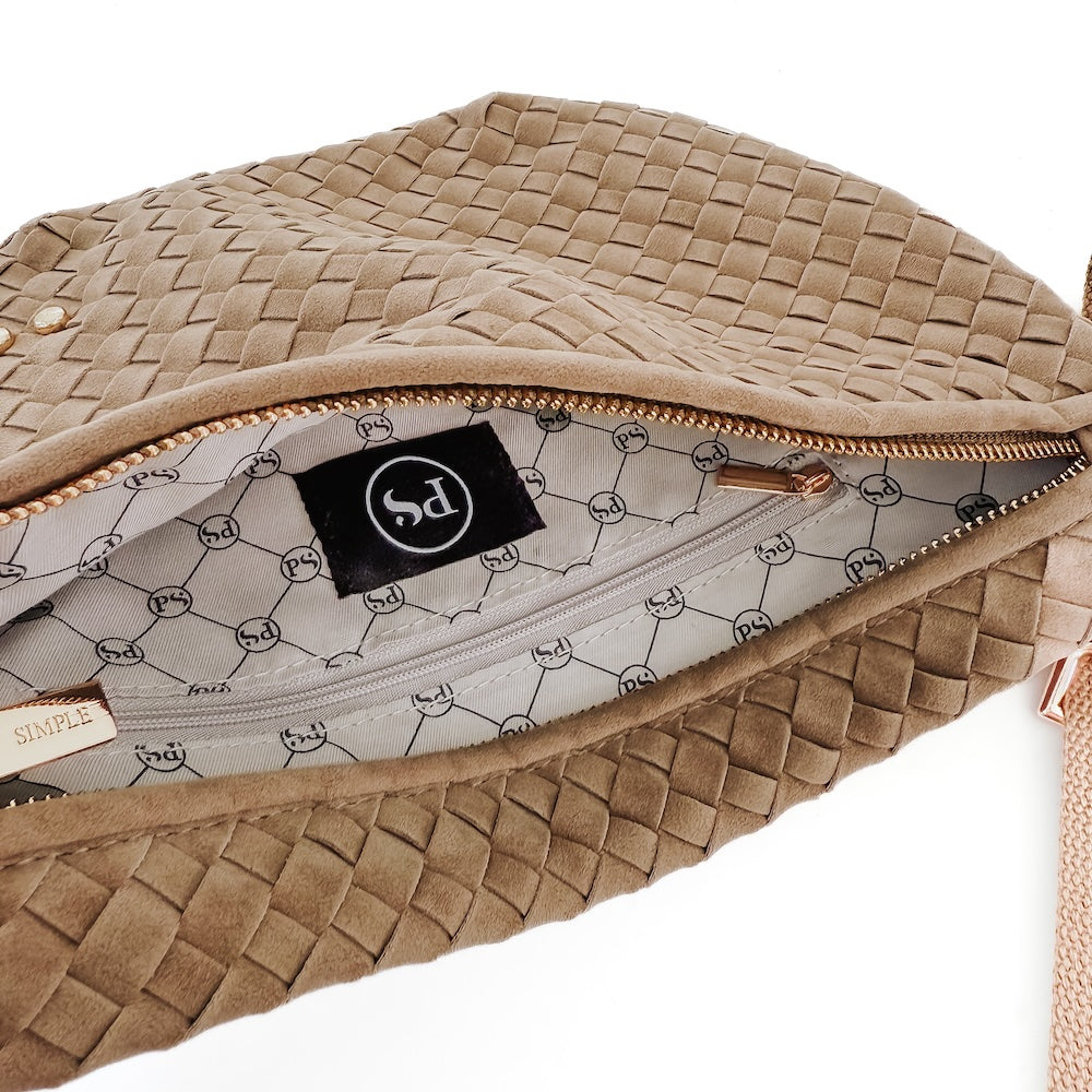 Suede Westlyn Woven Bum Bag