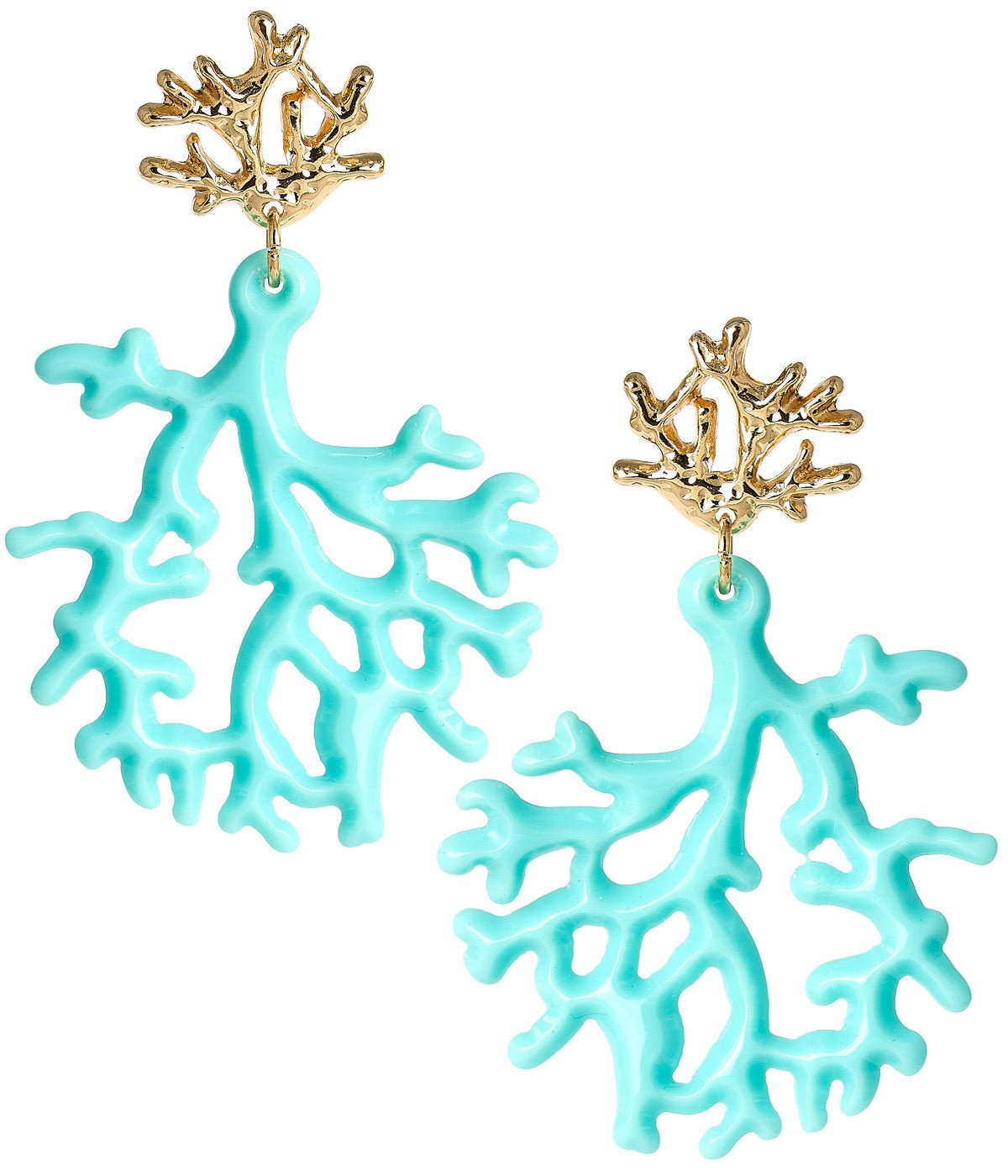 Tula - Coral Acrylic Earring - Light Pink - Bexa Boutique