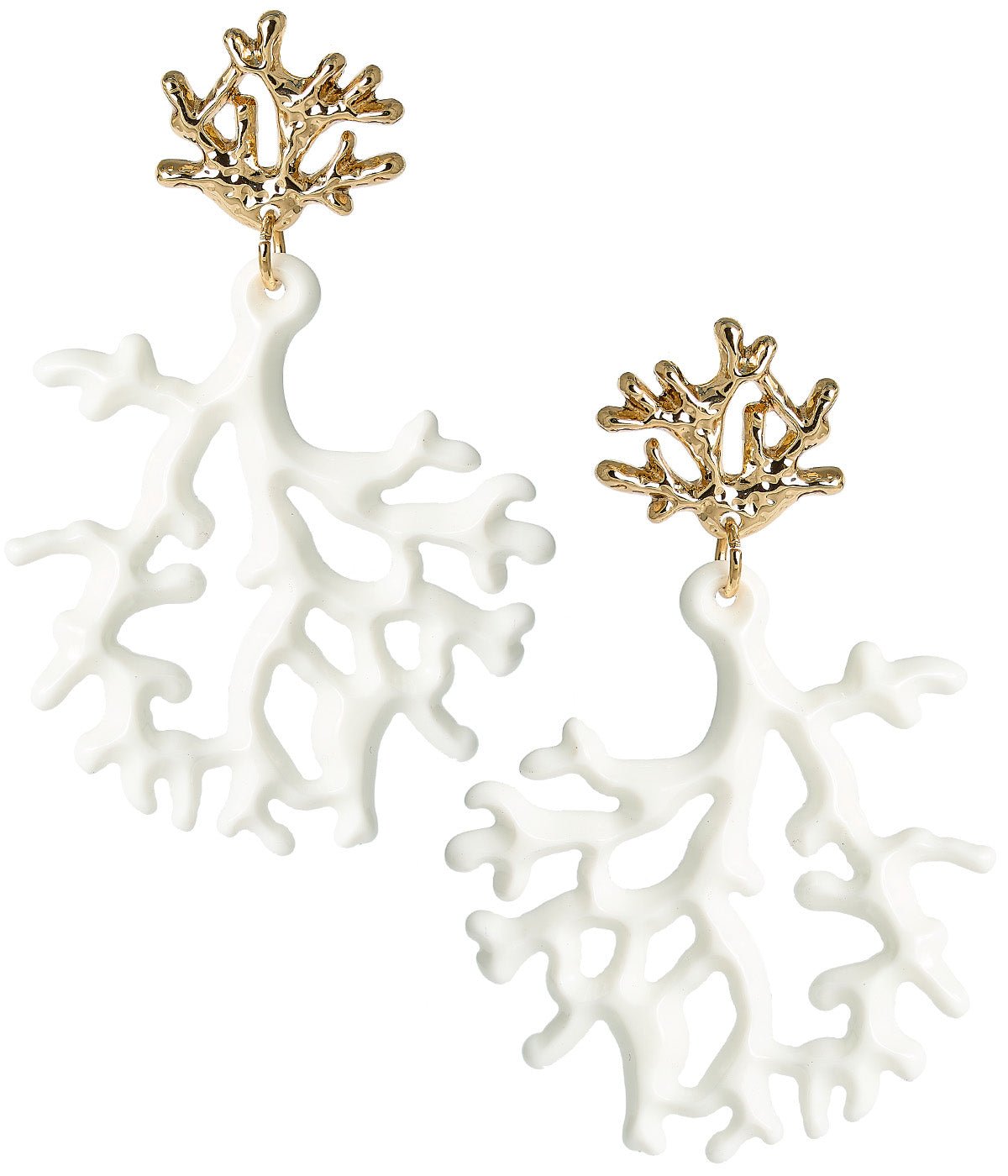 Tula - Coral Acrylic Earring - Light Pink - Bexa Boutique