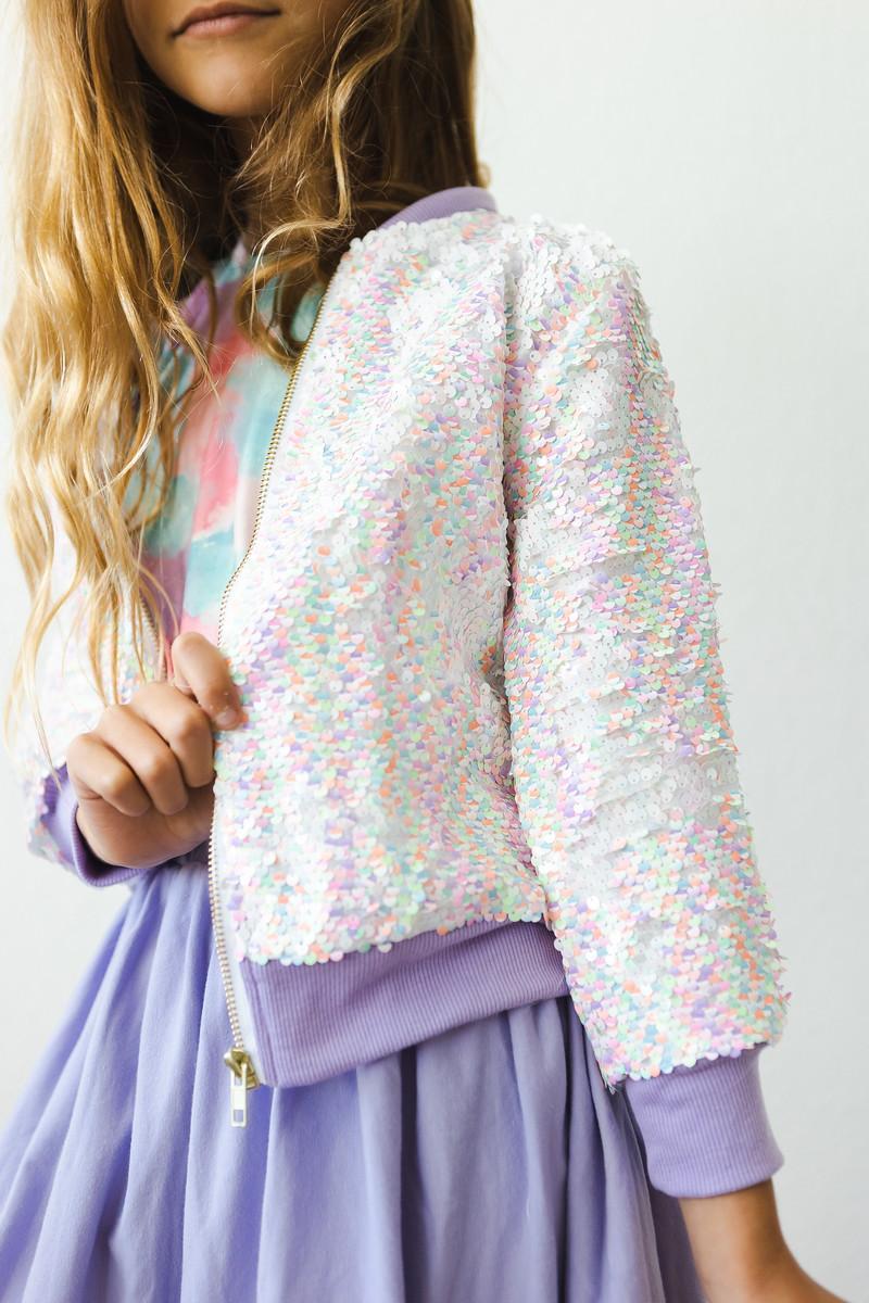 Unicorn Flip Sequin Jacket - Girls