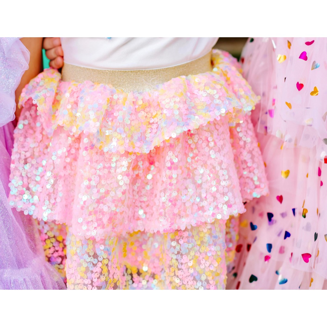 Pastel Sequins Skirt