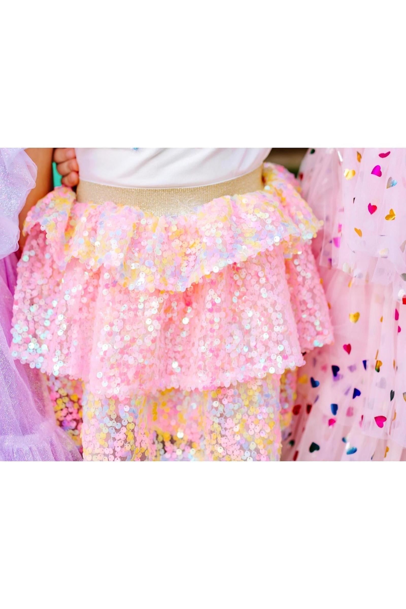 Pastel Sequins Skirt