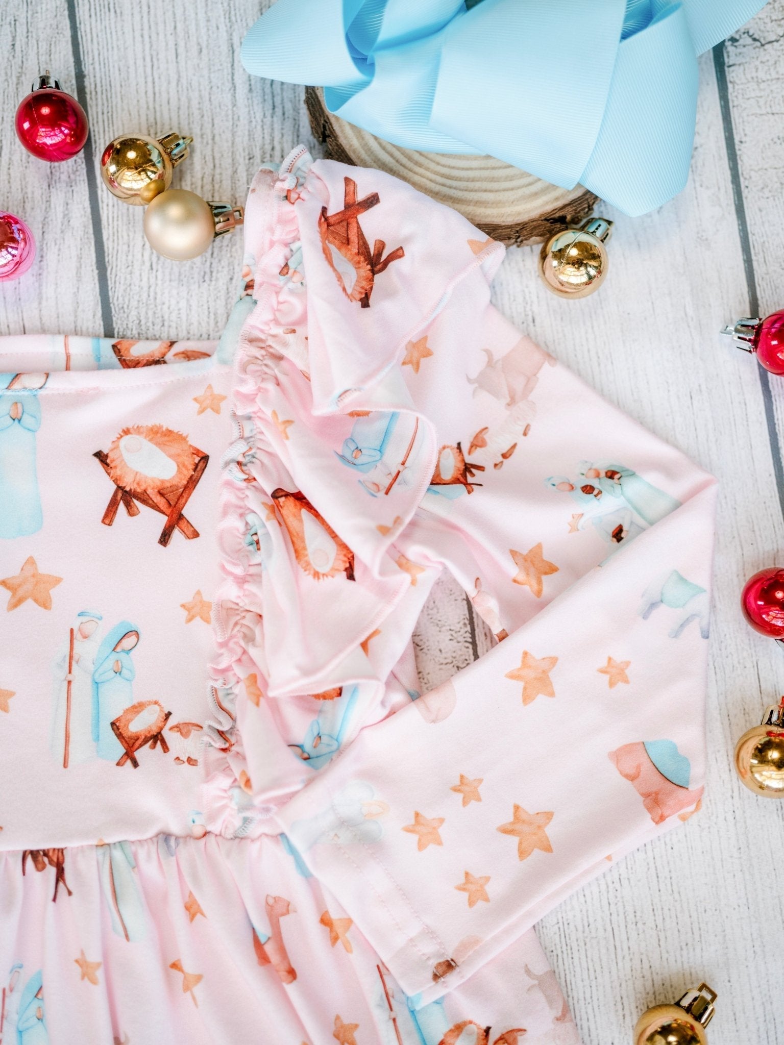 Vintage Nativity Scene Twirl Dress