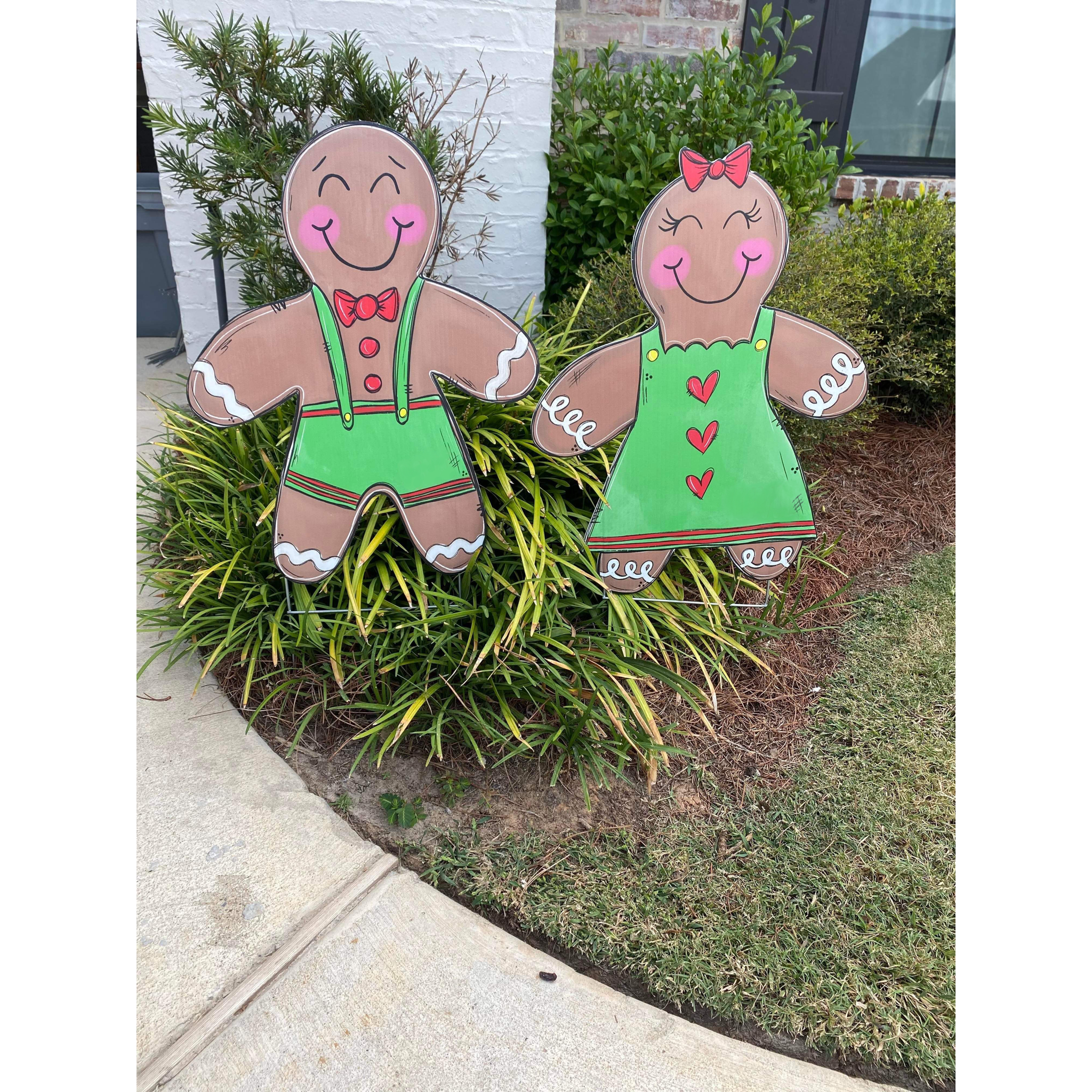 Gingerbread Boy and Girl: Girl - Pretty Crafty Lady Shop