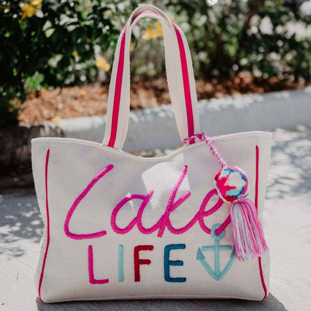 Lake Life Tote Bag - Pretty Crafty Lady Shop